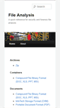 Mobile Screenshot of fileanalysis.net