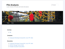 Tablet Screenshot of fileanalysis.net